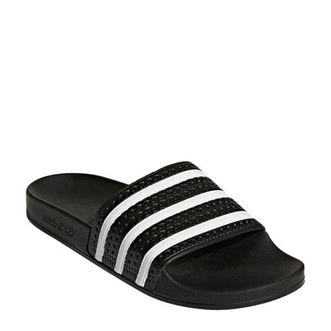 adidas slippers zwart wit|Adidas bad slippers.